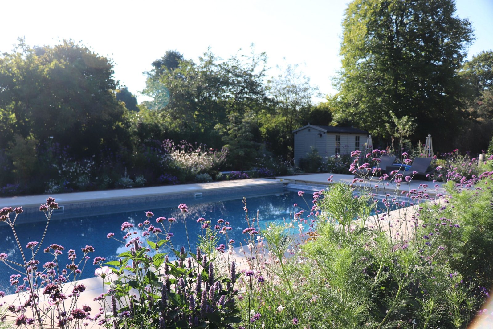 Pool garden